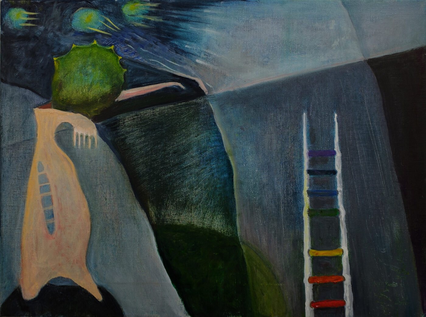 The Ladder Beckons the Climb by Robert Zurer
