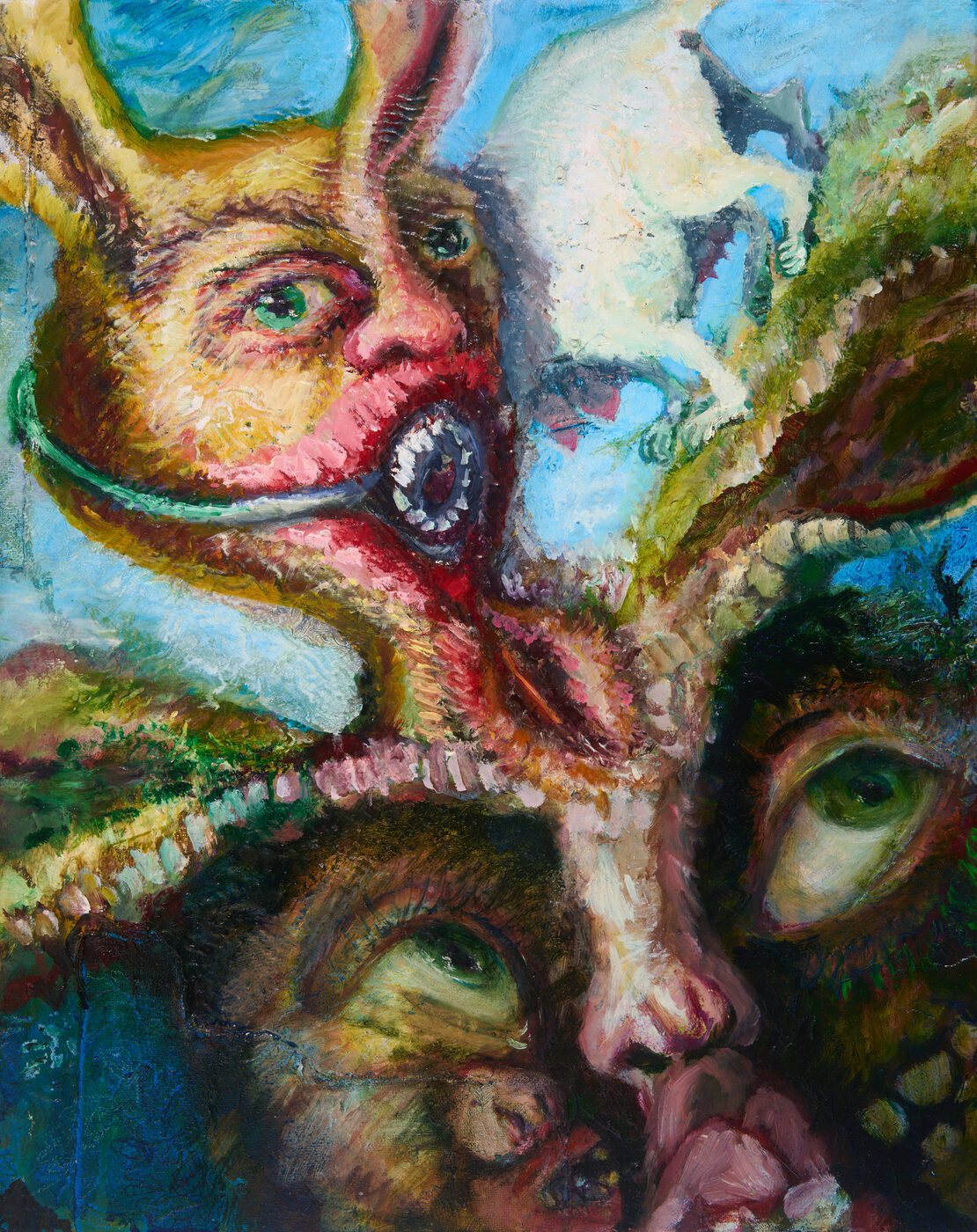 as above so below (sheep and rabbits) by Amy Swartelé