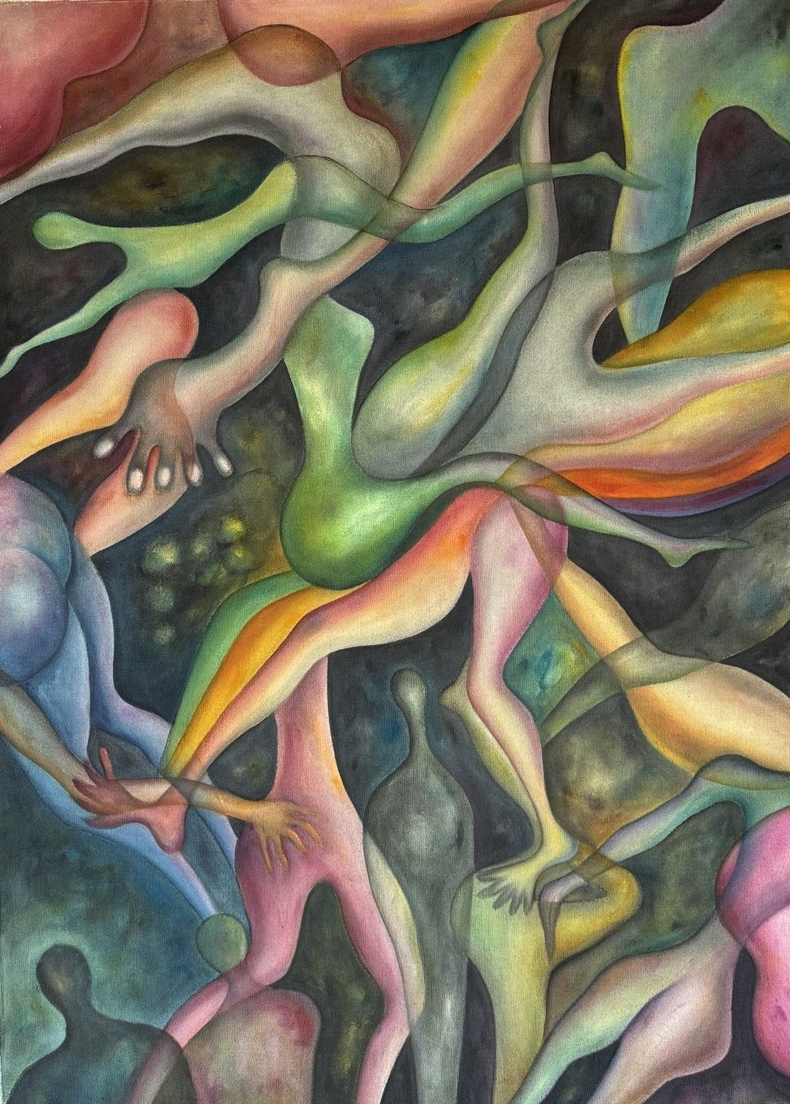 Composition of Curves No. 45 by Shaolin Zhong